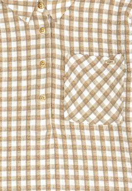 Kız Çocuk Coconut Uzun Kol Dokuma Elbise - 50271201027