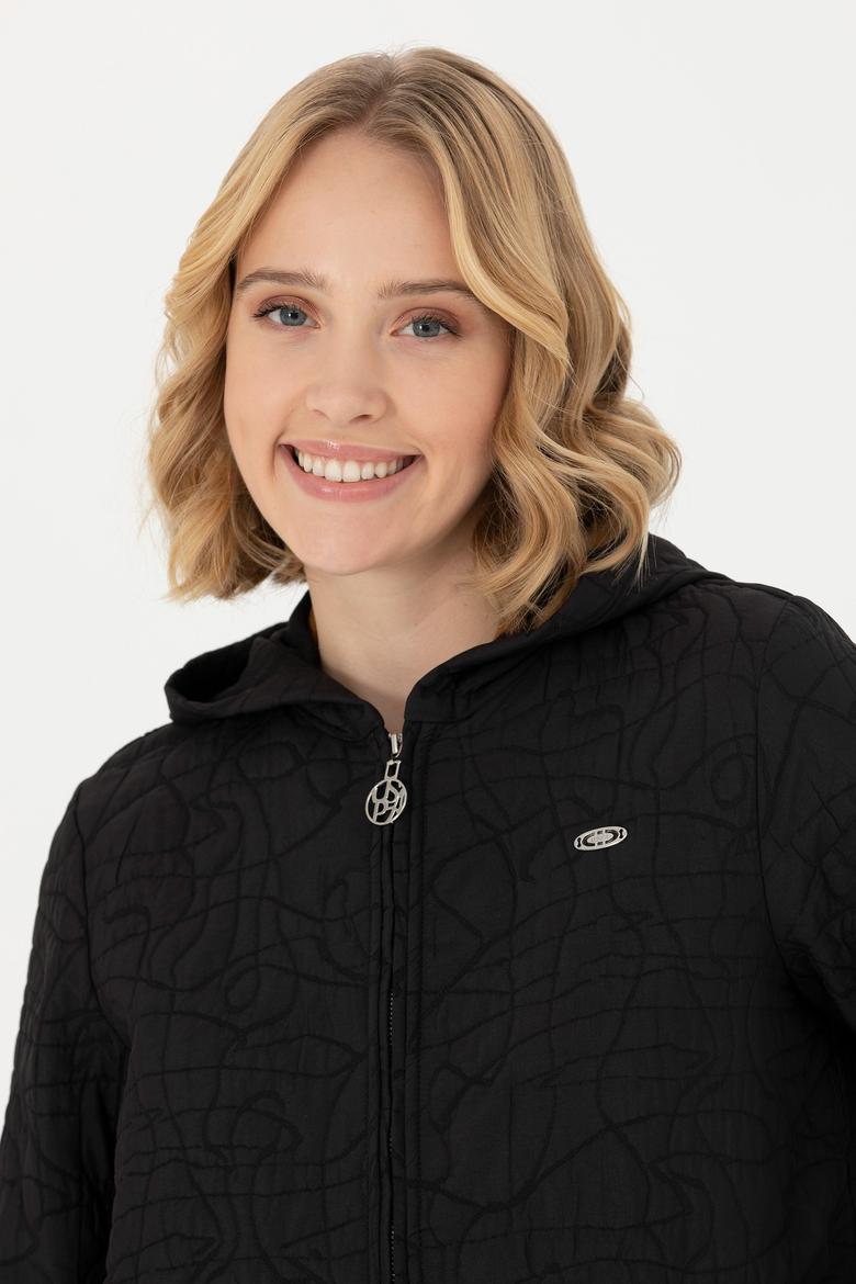 Kadın Siyah Uzun Kollu Gömlek - 50271772026