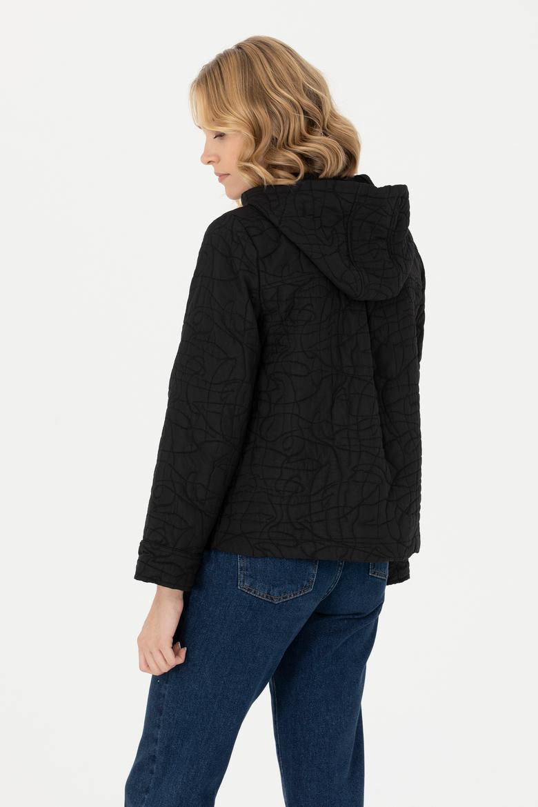 Kadın Siyah Uzun Kollu Gömlek - 50271772026