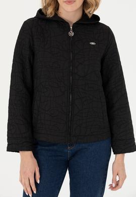 Kadın Siyah Uzun Kollu Gömlek - 50271772026