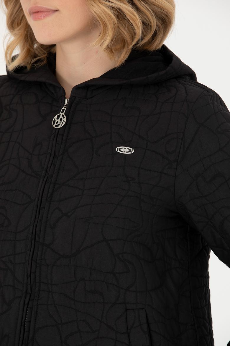 Kadın Siyah Uzun Kollu Gömlek - 50271772026