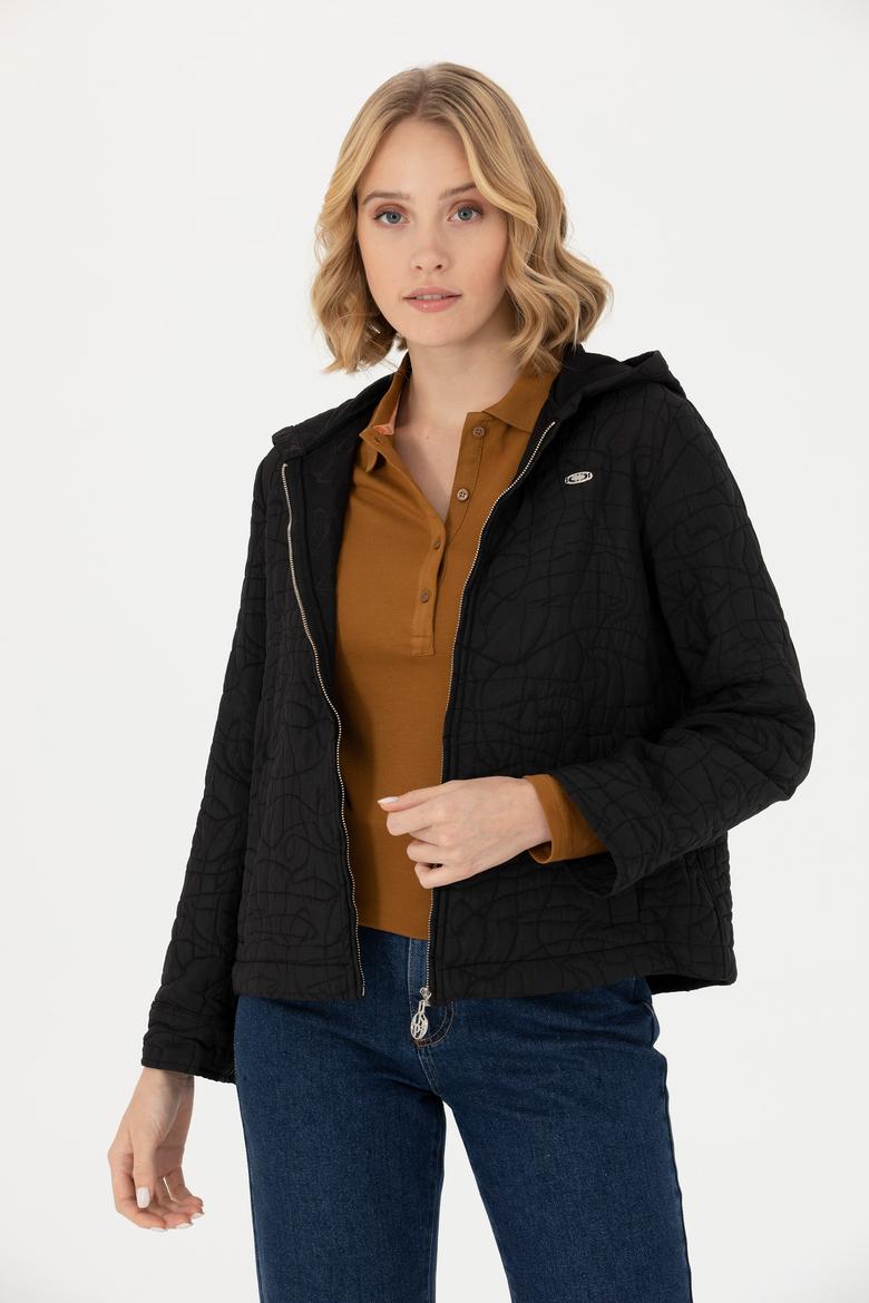 Kadın Siyah Uzun Kollu Gömlek - 50271772026