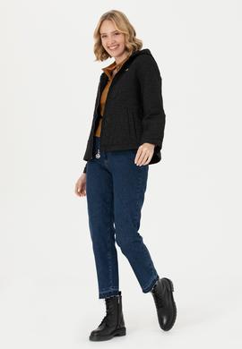 Kadın Siyah Uzun Kollu Gömlek - 50271772026