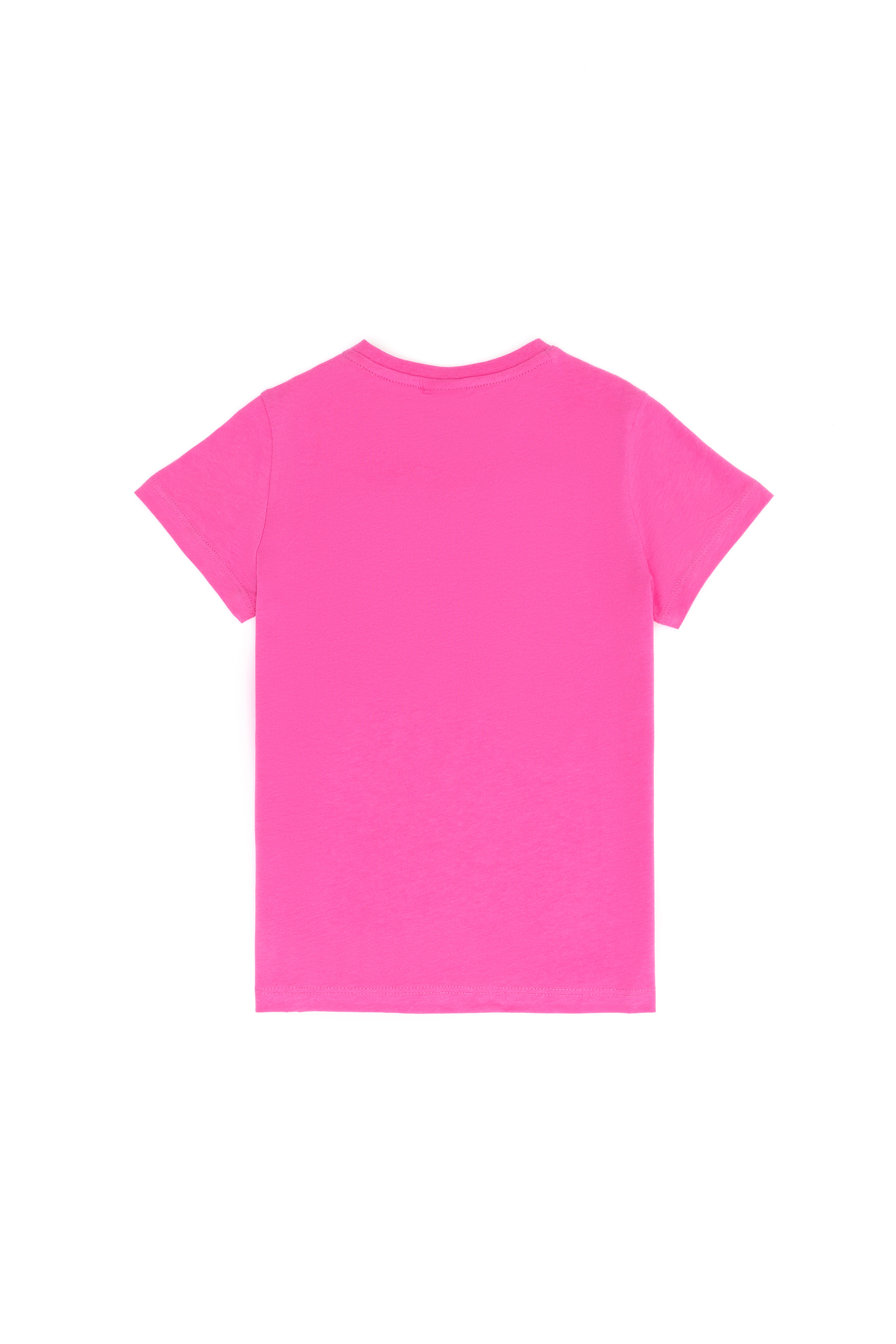 Çocuk Pembe Bisiklet Yaka Tişört