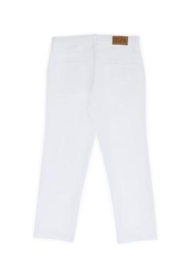 Erkek Çocuk Beyaz Kanvas Pantolon - 50263988012