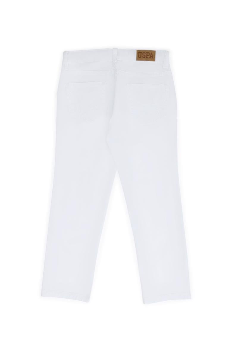 Erkek Çocuk Beyaz Kanvas Pantolon - 50263988012