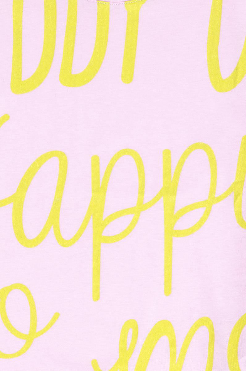 Kız Çocuk Manolya Bisiklet Yaka Tişört