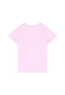 Kız Çocuk Manolya Bisiklet Yaka Tişört - 50265381007