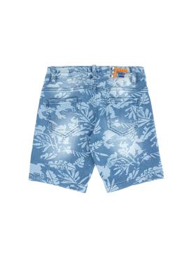 Erkek Çocuk Açık Mavi Jean Şort - 50264442008