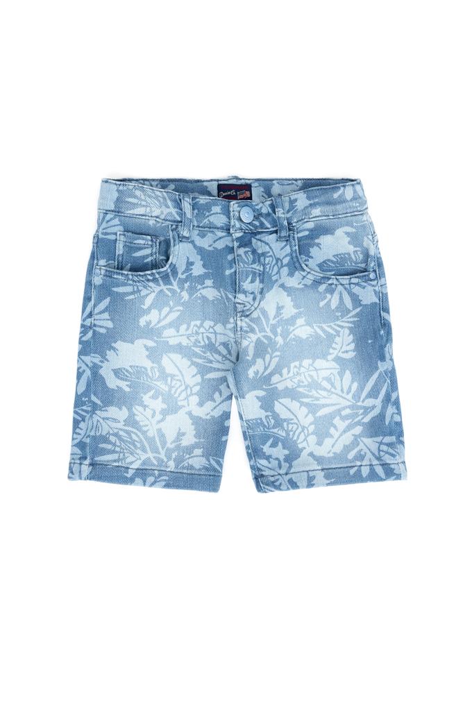 Erkek Çocuk Açık Mavi Jean Şort