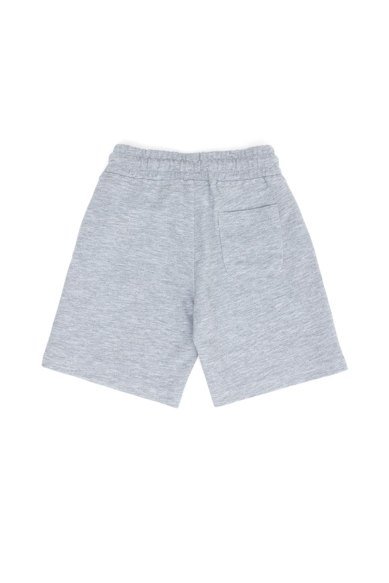 Erkek Çocuk Gri Melanj Örme Şort - 50265993002
