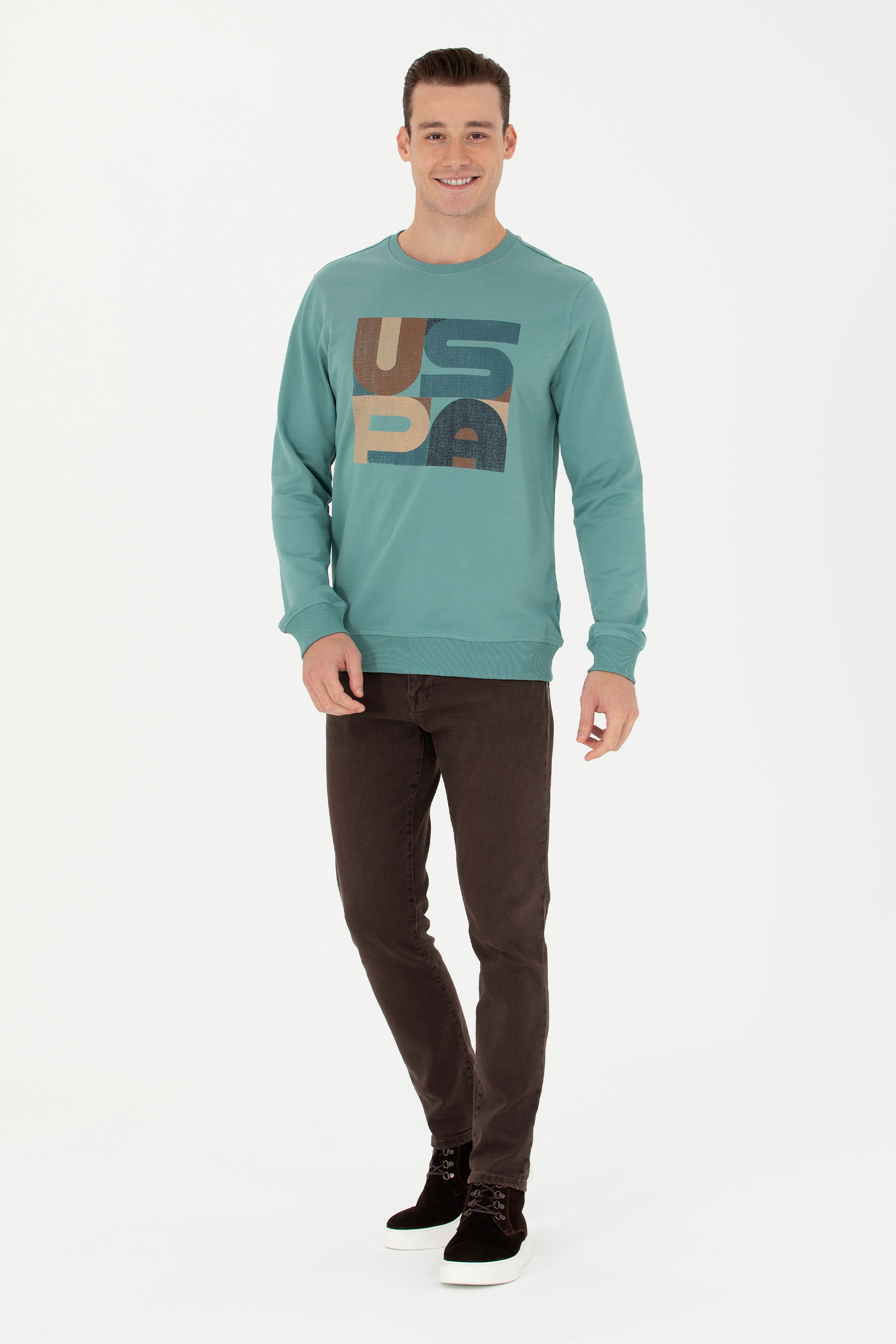 Erkek Mint Sweatshirt