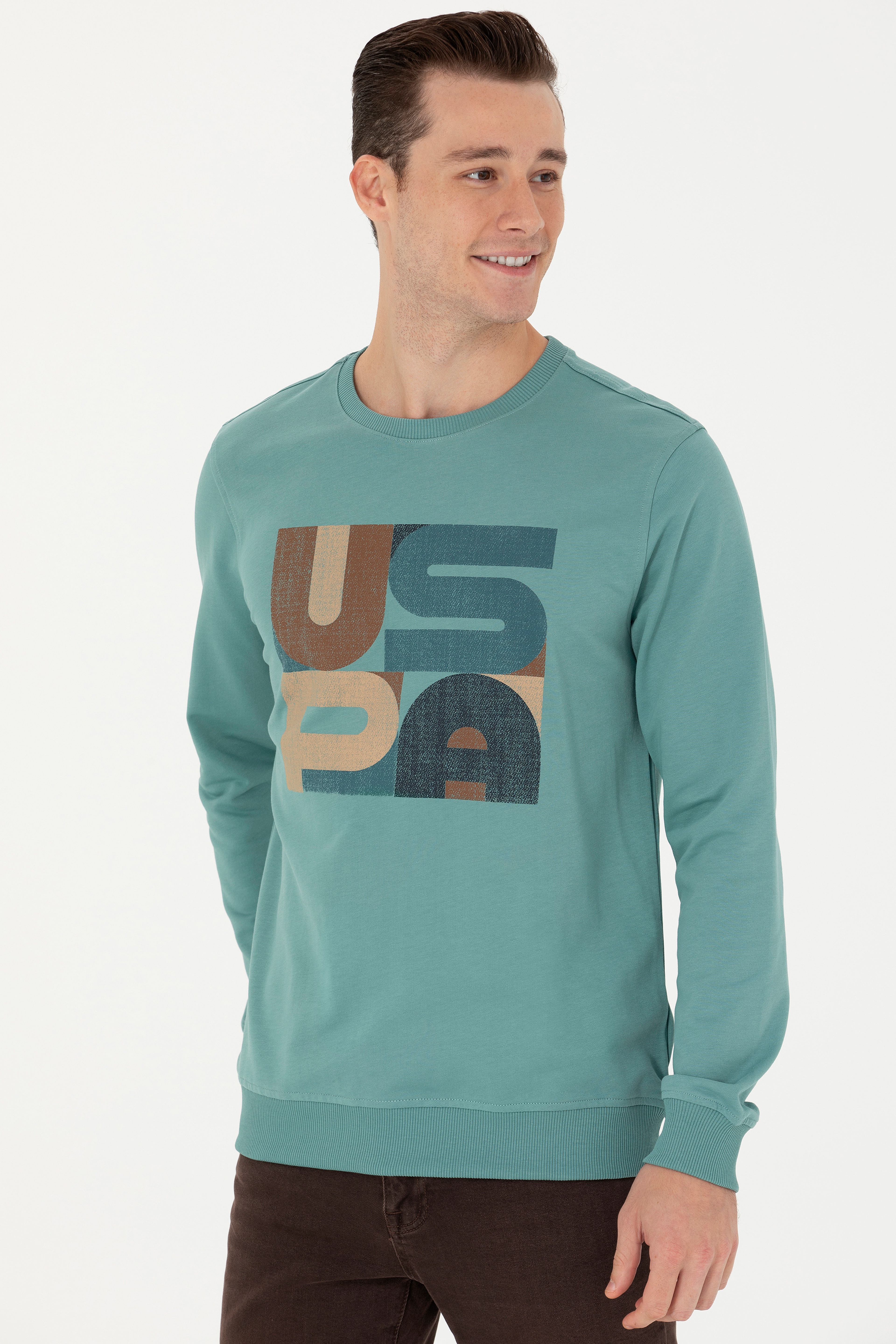 Erkek Mint Sweatshirt