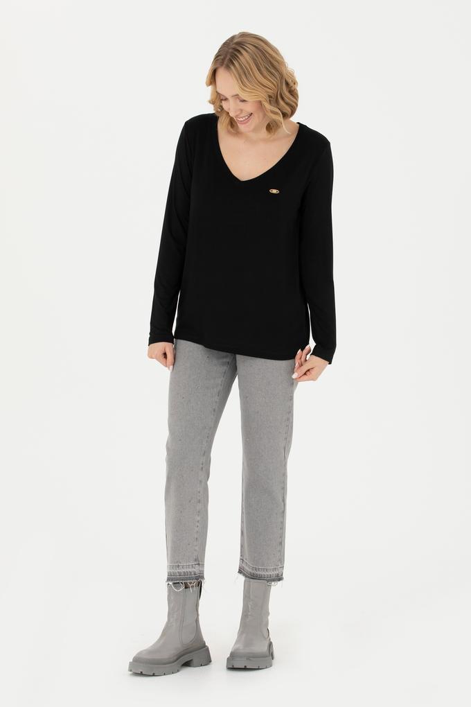 Kadın Gri Jean Pantolon