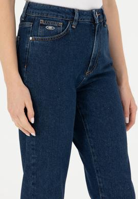 Kadın Mavi Jean Pantolon - 50277113003