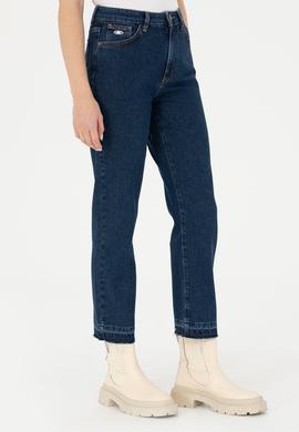 Kadın Mavi Jean Pantolon - 50277113003