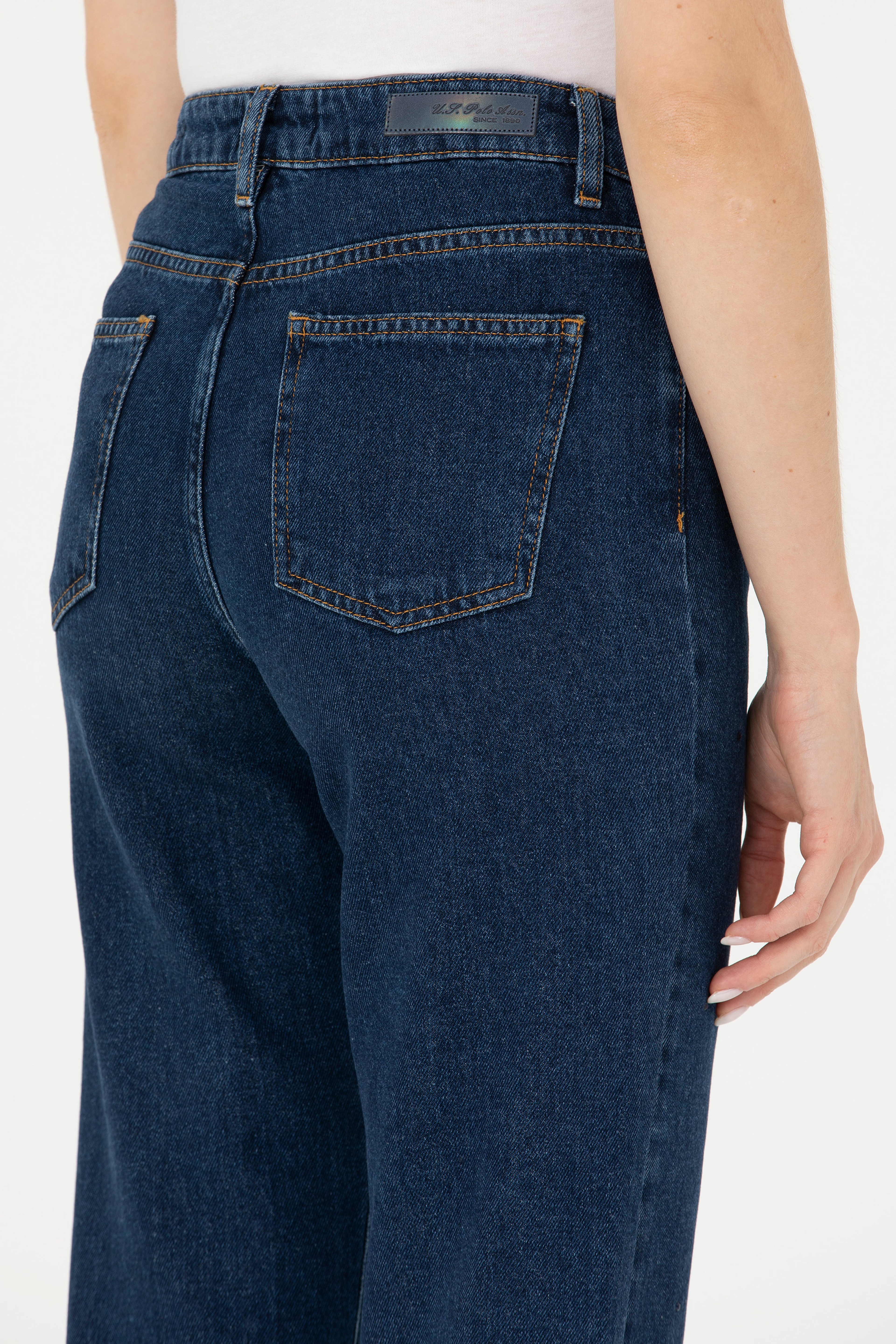 Kadın Mavi Jean Pantolon - Image 7