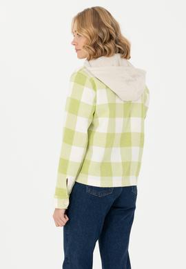 Kadın Fıstık Yeşili Uzun Kollu Gömlek - 50271448015