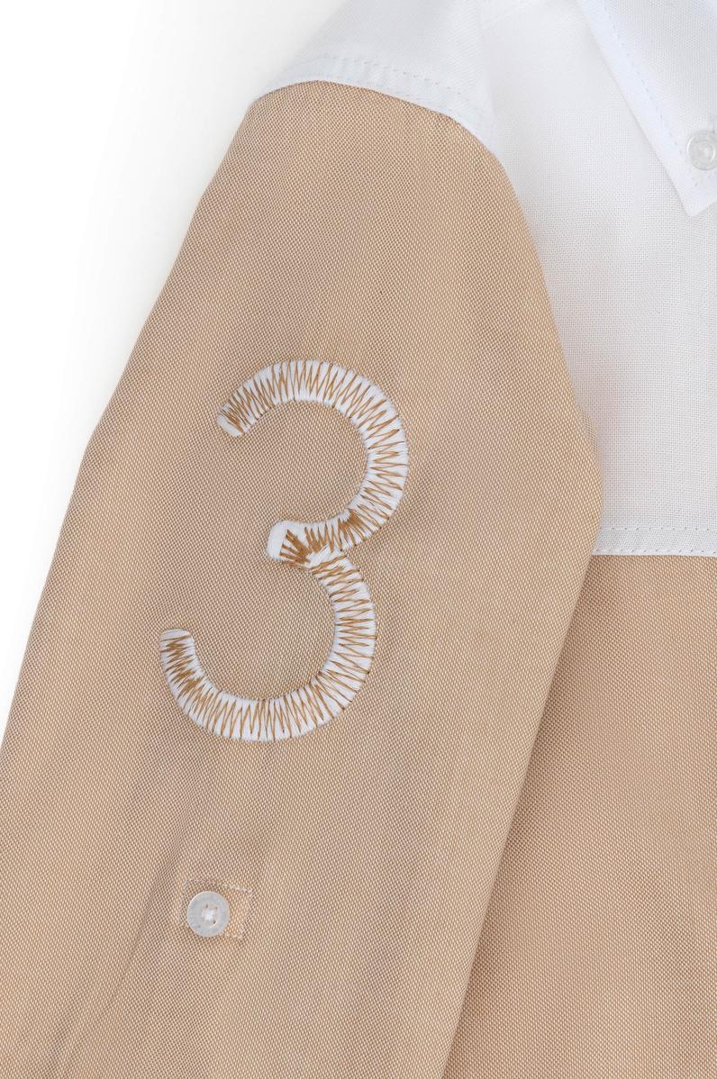 Erkek Çocuk Kum Uzun Kollu Gömlek