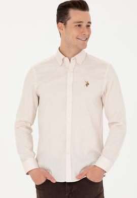 Erkek Beyaz Uzun Kollu Gömlek - 50272447005