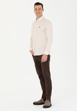 Erkek Beyaz Uzun Kollu Gömlek - 50272447005