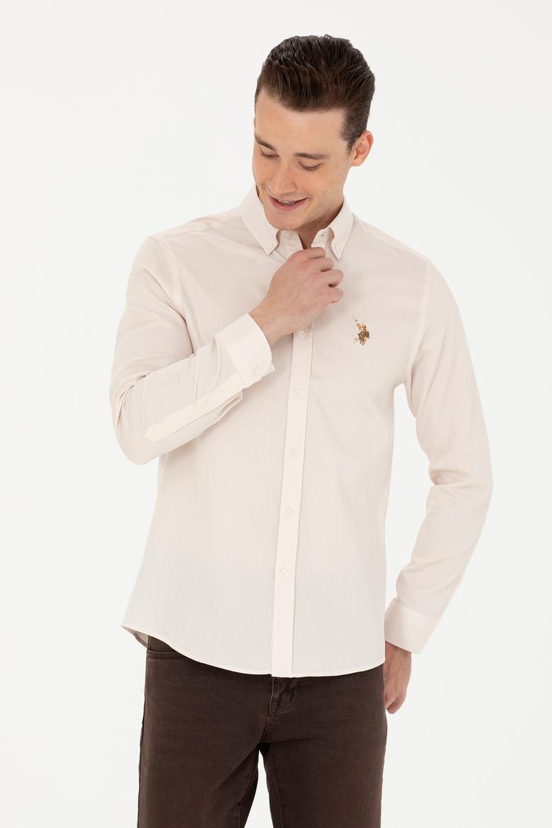 Erkek Beyaz Uzun Kollu Gömlek - 50272447005