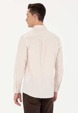 Erkek Beyaz Uzun Kollu Gömlek - 50272447005