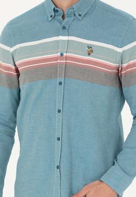 Erkek Petrol Uzun Kollu Gömlek - 50272500006