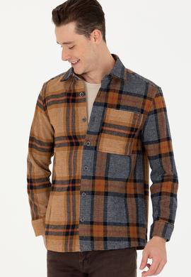 Erkek Oduncu Camel Gömlek - 50272750001