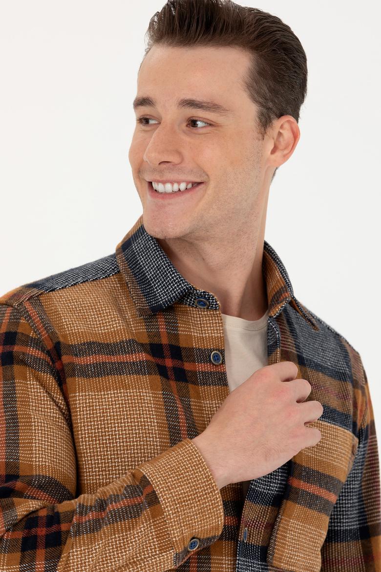 Erkek Oduncu Camel Gömlek - 50272750001