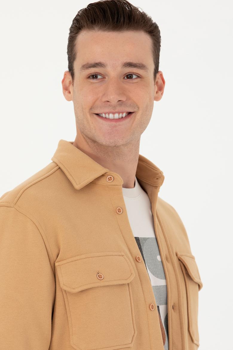 Erkek Camel Uzun Kollu Gömlek - 50276969006