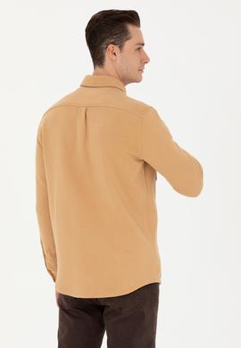 Erkek Camel Uzun Kollu Gömlek - 50276969006