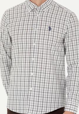 Erkek Ekoseli Lacivert Gömlek - 50279453009