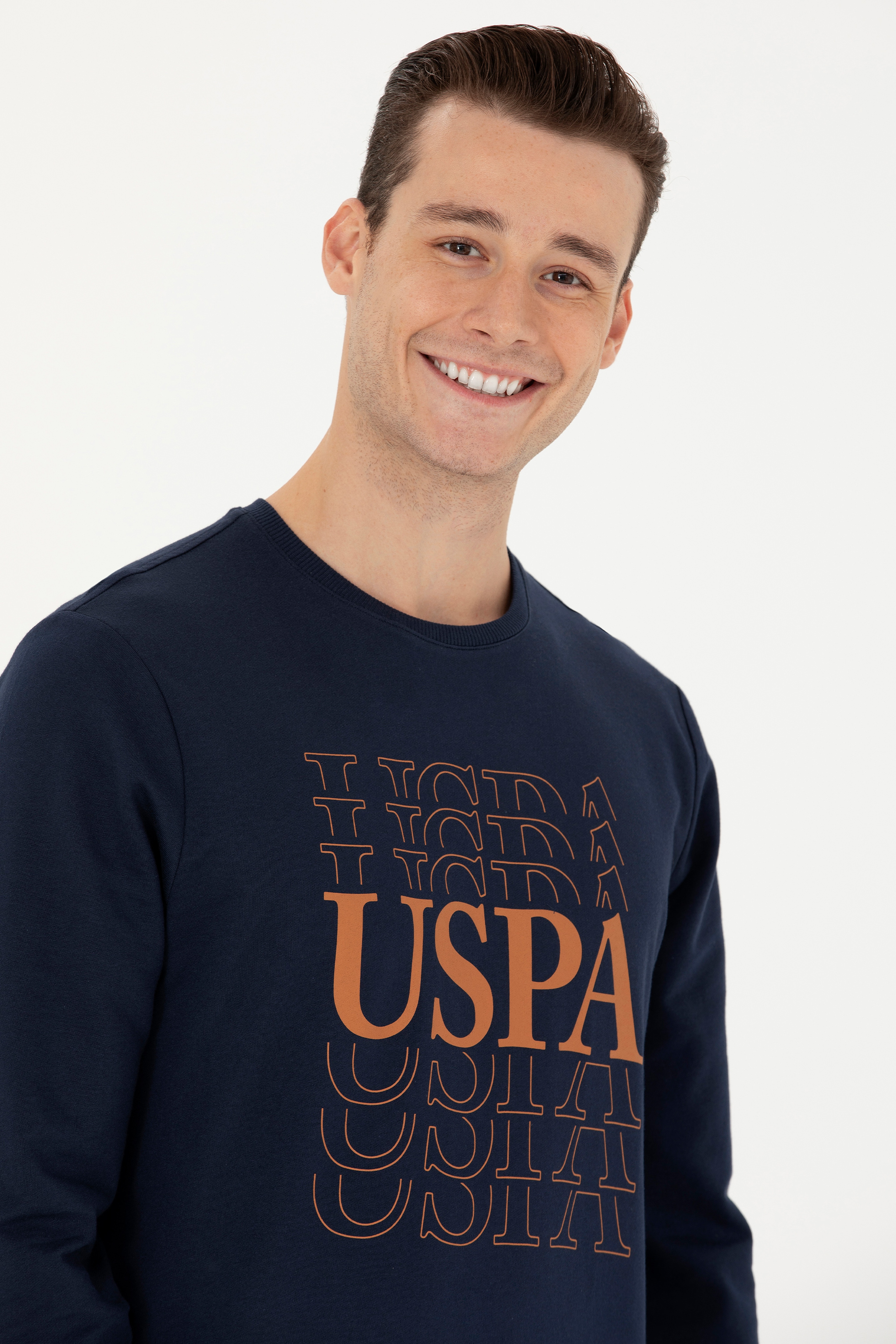 Erkek Lacivert Sweatshirt - Image 2