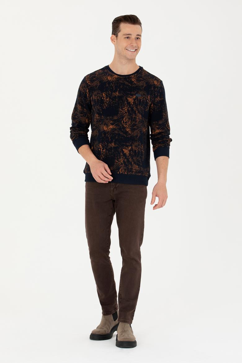 Erkek Lacivert Sweatshirt - 50270842003