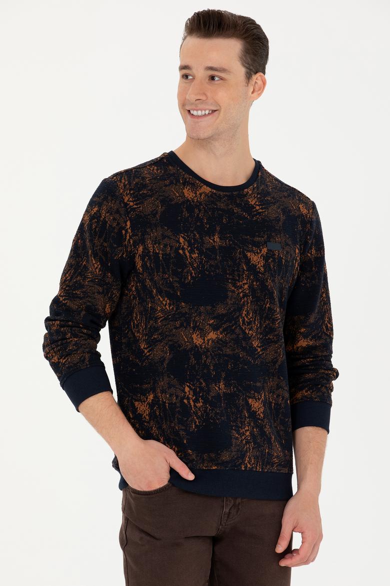 Erkek Lacivert Sweatshirt