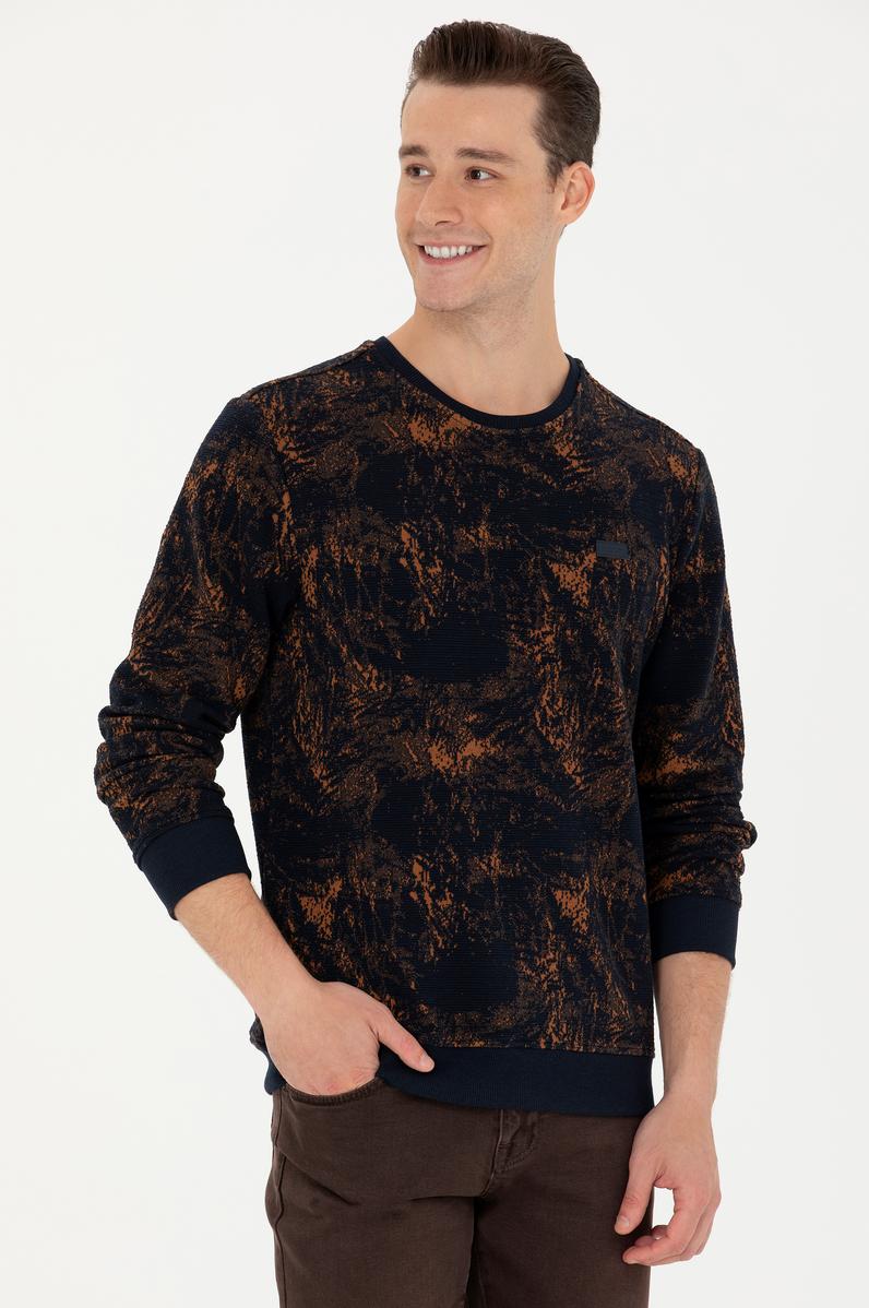 Erkek Lacivert Sweatshirt