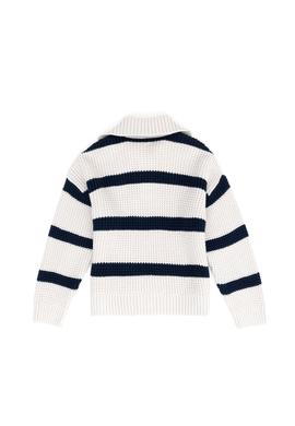 Kız Çocuk Krem Polo Yaka Kazak - 50271892001