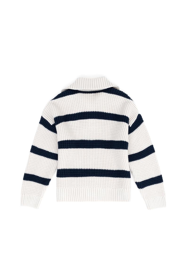 Kız Çocuk Krem Polo Yaka Kazak - 50271892001