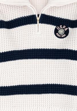 Kız Çocuk Krem Polo Yaka Kazak - 50271892001