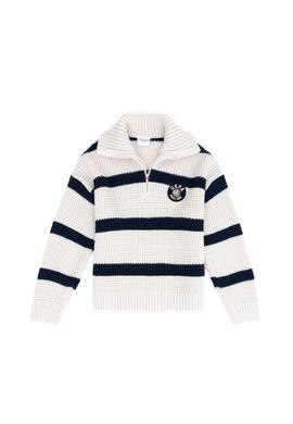 Kız Çocuk Krem Polo Yaka Kazak - 50271892001