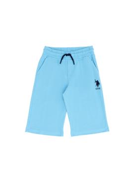 Çocuk Turkuaz Örme Şort - 50263255013