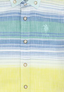 Erkek Çocuk Neon Sarı Kısa Kollu Gömlek - 50263767001