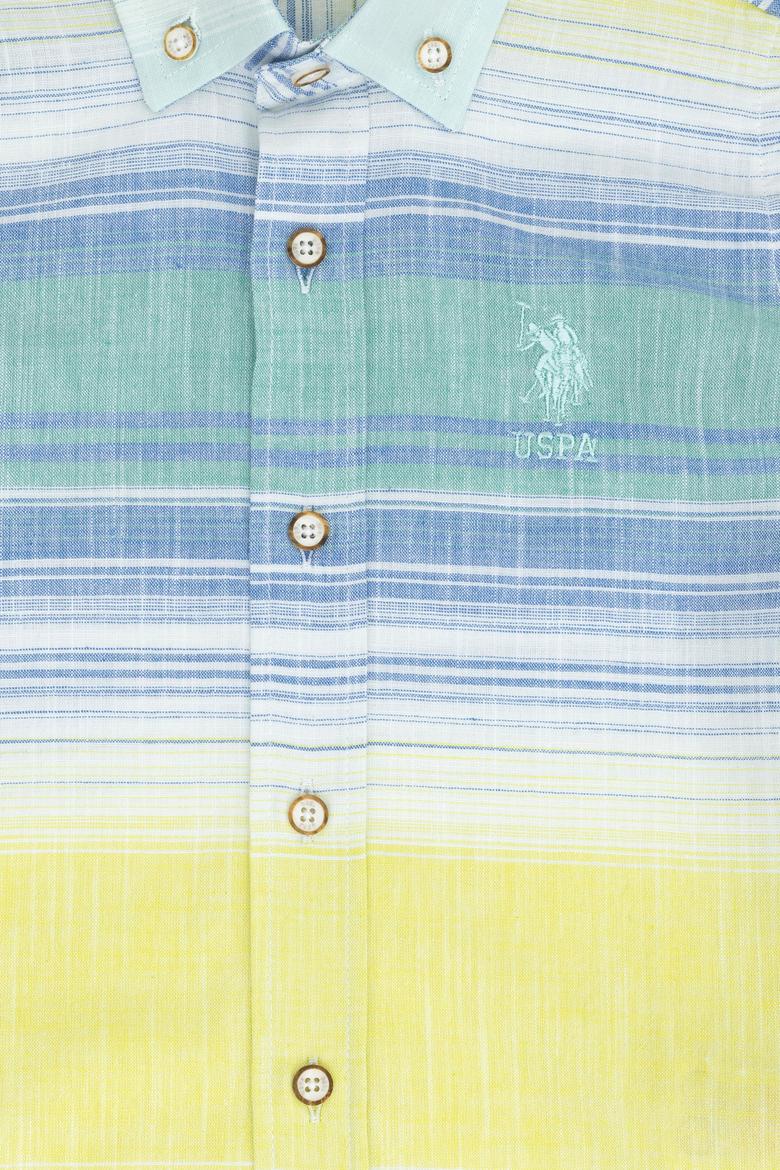 Erkek Çocuk Neon Sarı Kısa Kollu Gömlek - 50263767001