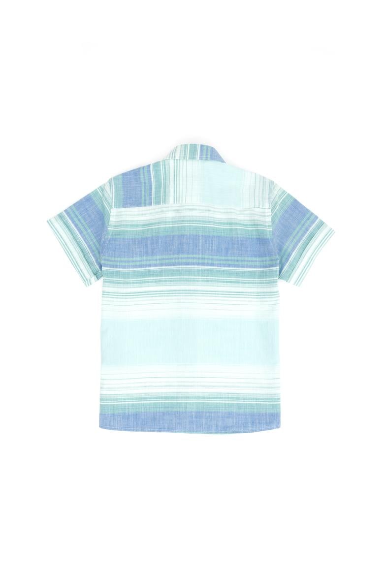 Erkek Çocuk Saks Kısa Kollu Gömlek - 50263767013