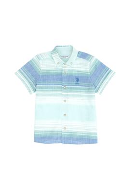 Erkek Çocuk Saks Kısa Kollu Gömlek - 50263767013