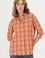 Kadın Kiremit Uzun Kollu Gömlek