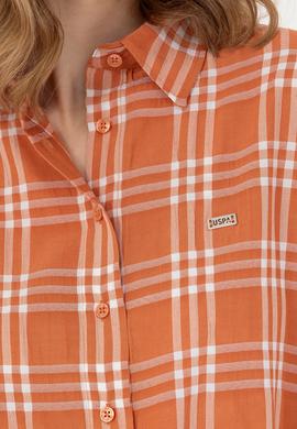 Kadın Kiremit Uzun Kollu Gömlek - 50264951012