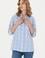 Kadın Mavi Uzun Kollu Gömlek