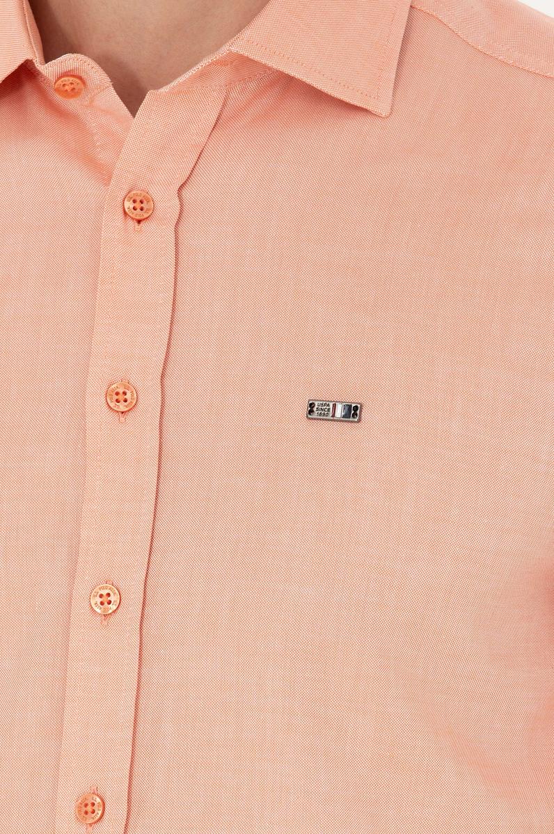 Erkek Kiremit Uzun Kollu Basic Gömlek